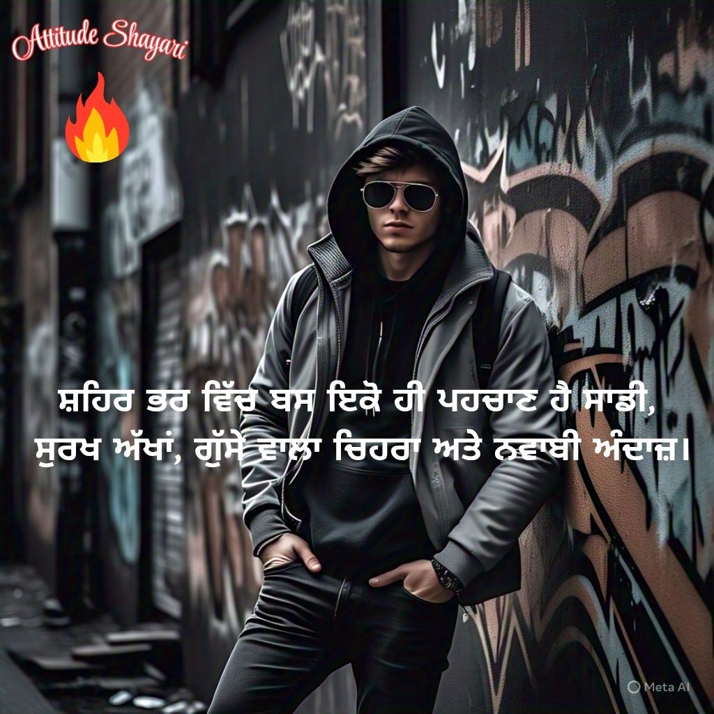 Attitude Shayari boys