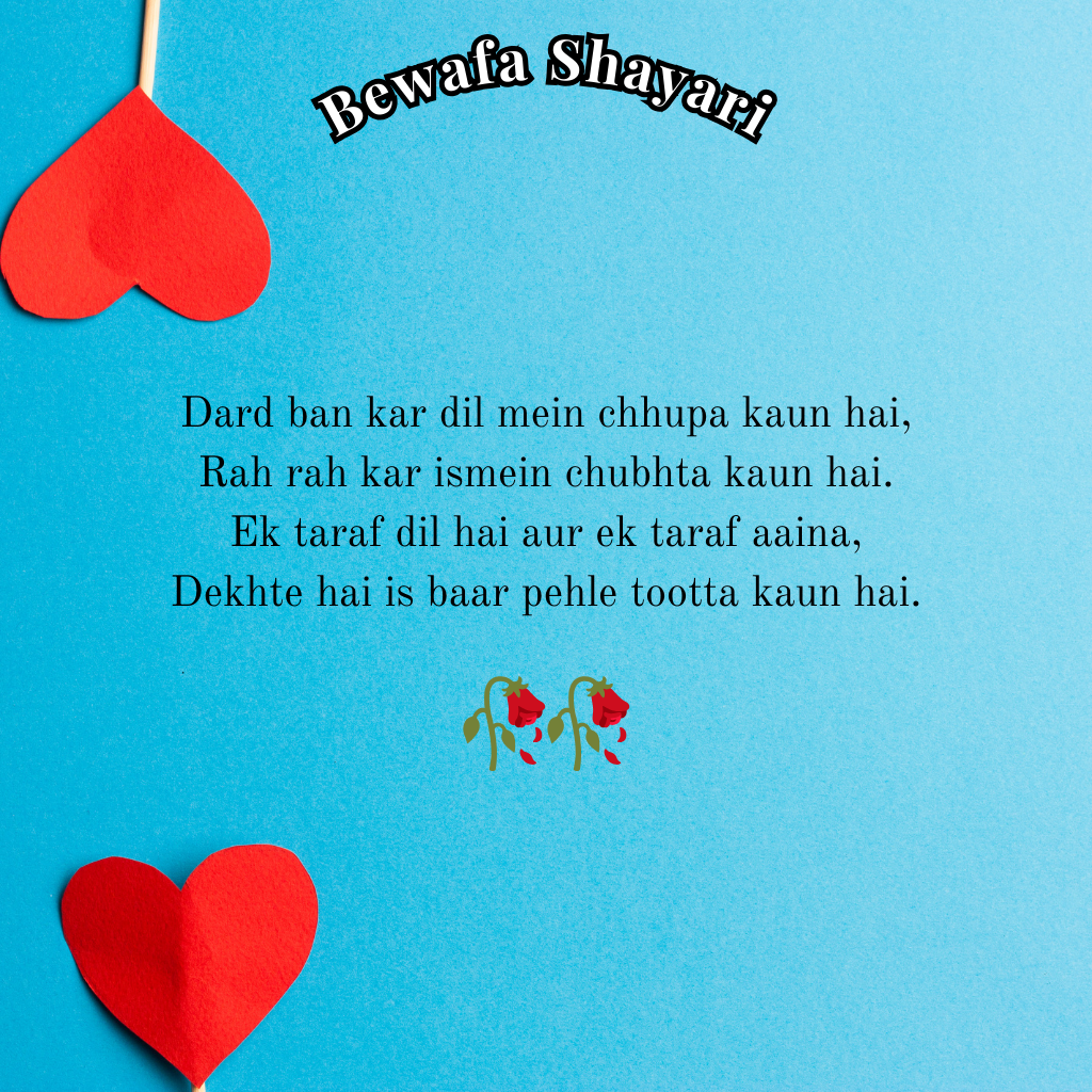 Bewafa Shayari