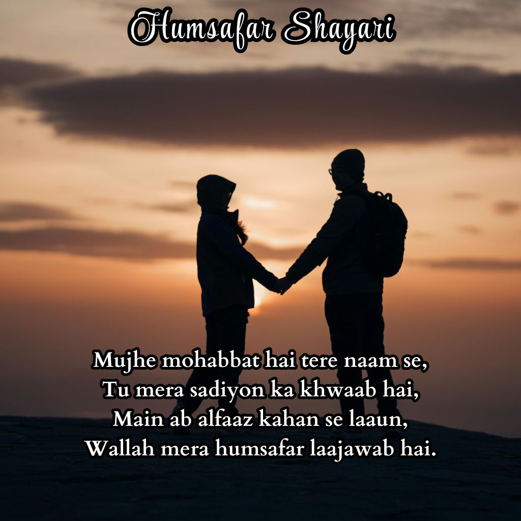Humsafar shayari in English