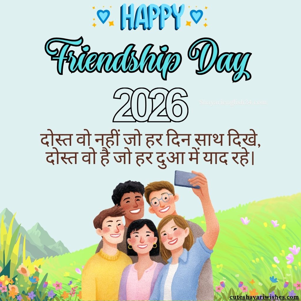 Happy Friendship Day shayari in Hindi