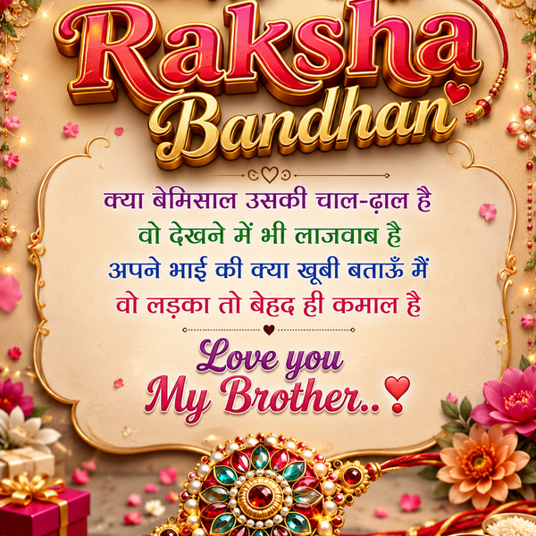 Raksha Bandhan Shayari 2026 in Hindi