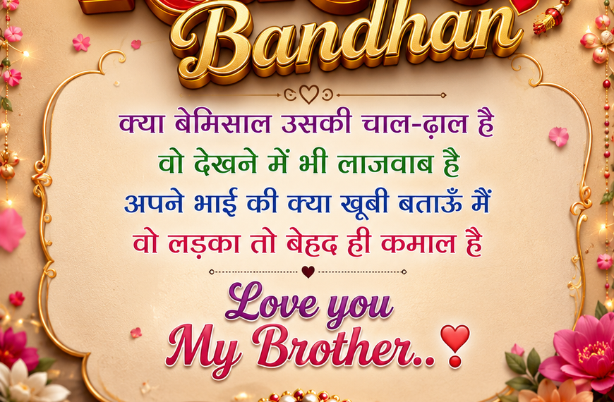 Raksha Bandhan Shayari 2026 in Hindi